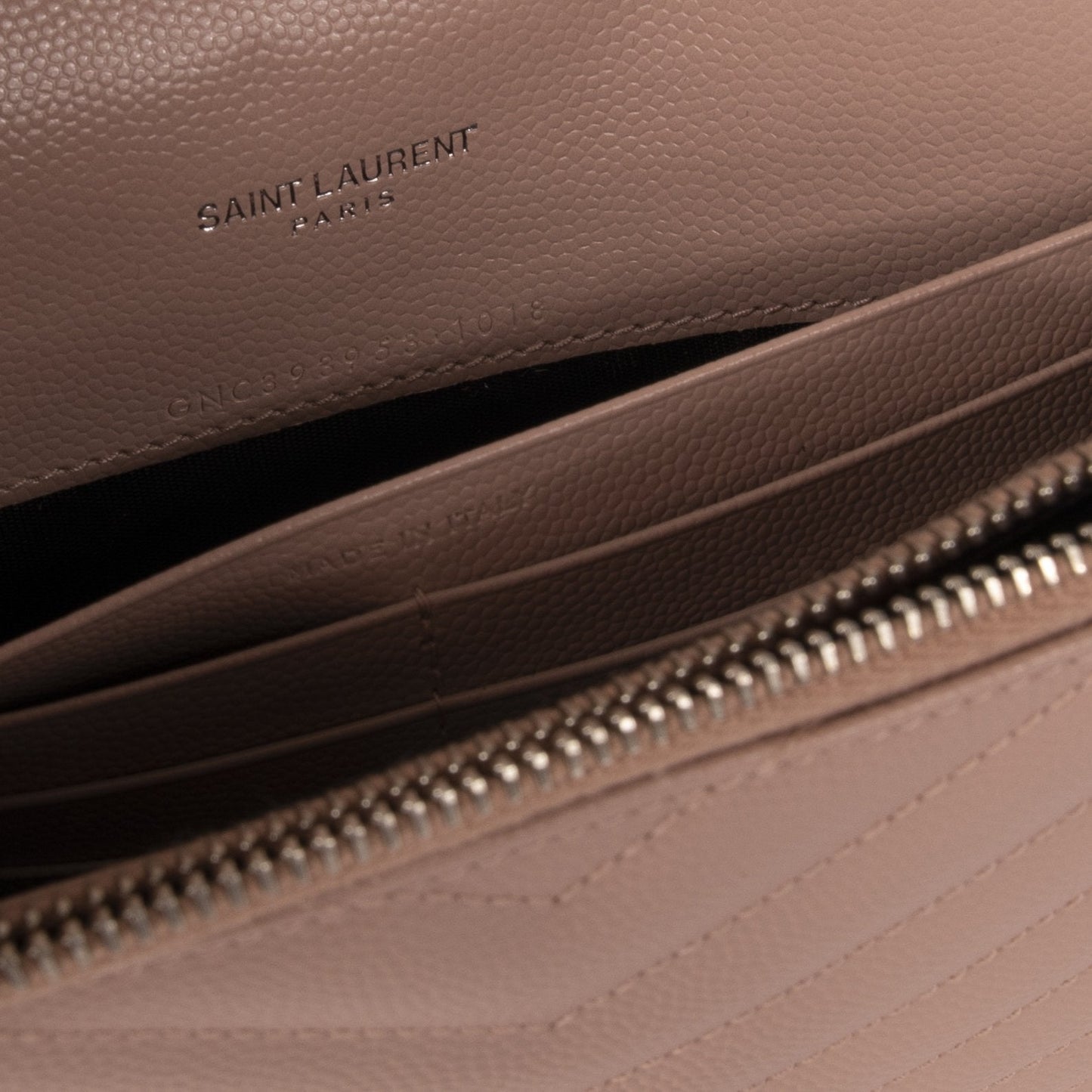 Saint Laurent Monogram Matelasse Envelope Chain Wallet