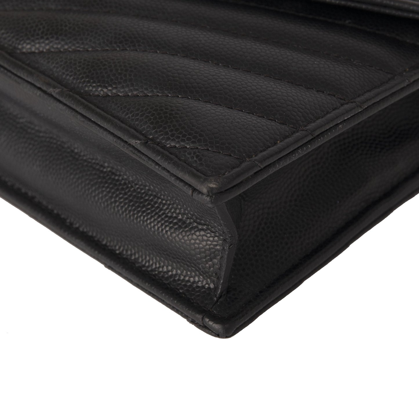 Saint Laurent Monogram Matelasse Envelope Chain Wallet