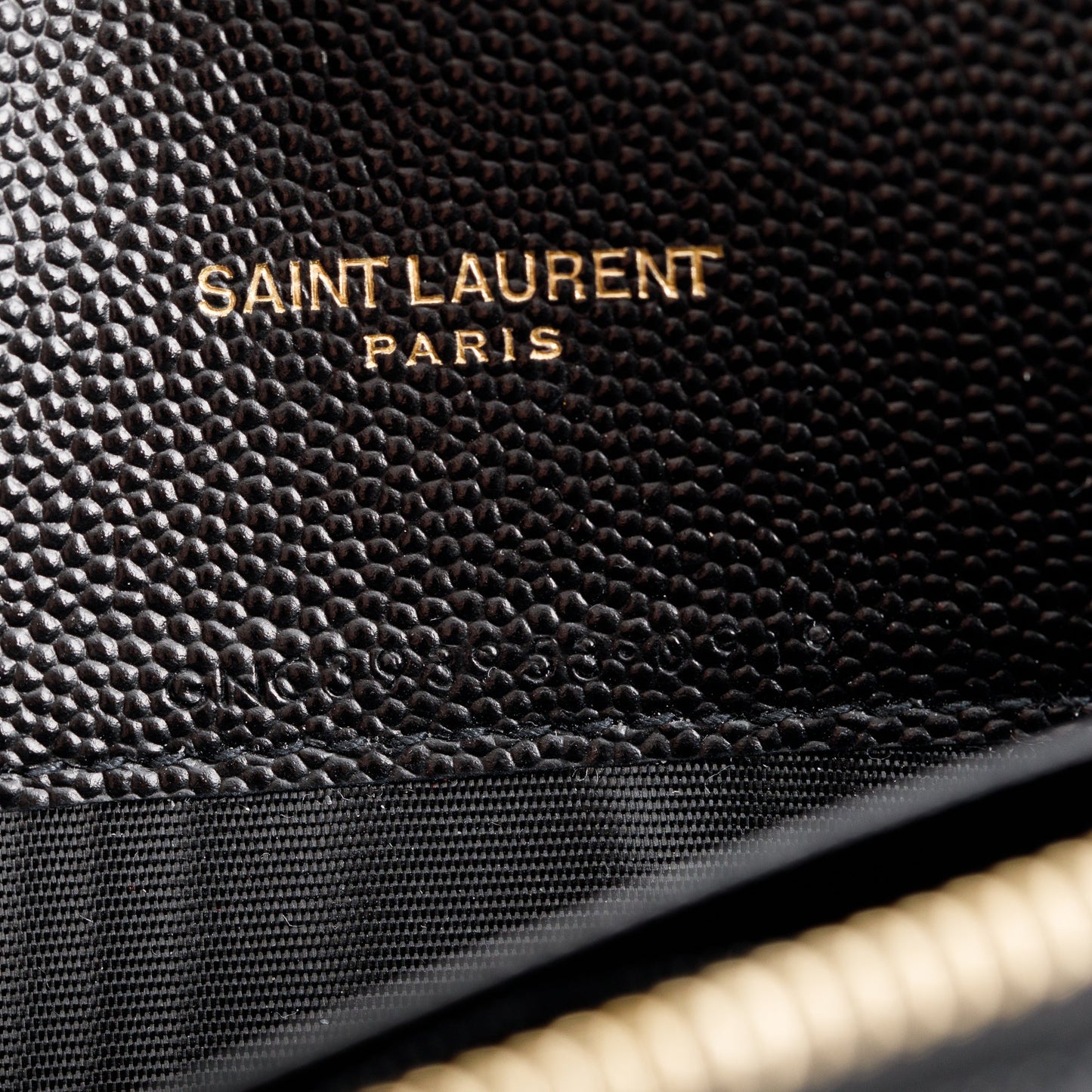 Saint Laurent Monogram Matelasse Envelope Chain Wallet