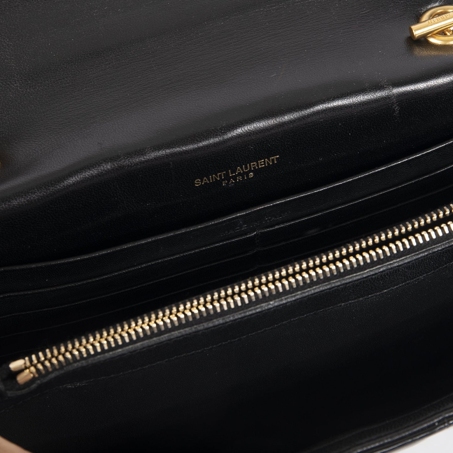 Saint Laurent Monogram Vicky Chain Wallet