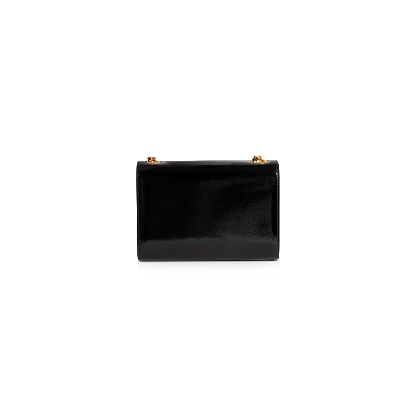Saint Laurent Patent Leather Monogram Small Kate Bag