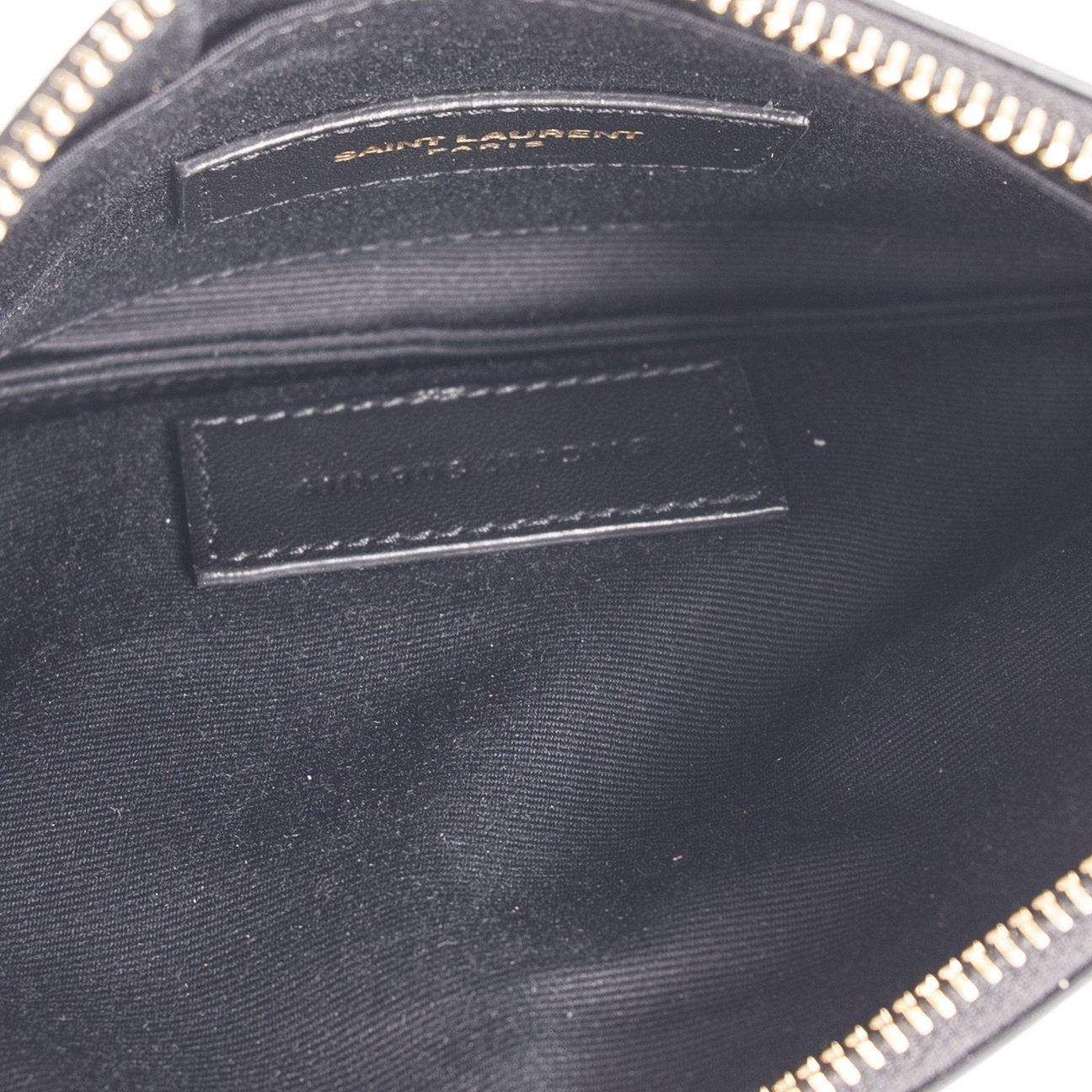 Saint Laurent Patent Monogram Bill Pouch