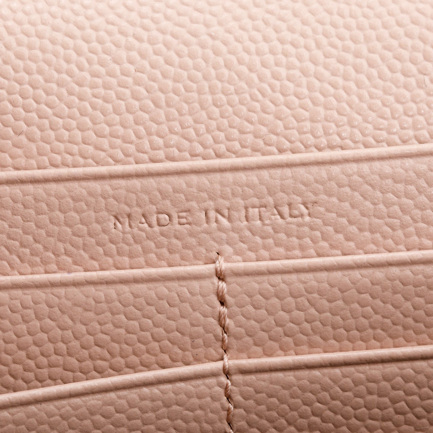 Saint Laurent Pink Grain De Poudre Leather Cassandre Matelasse Chain Wallet