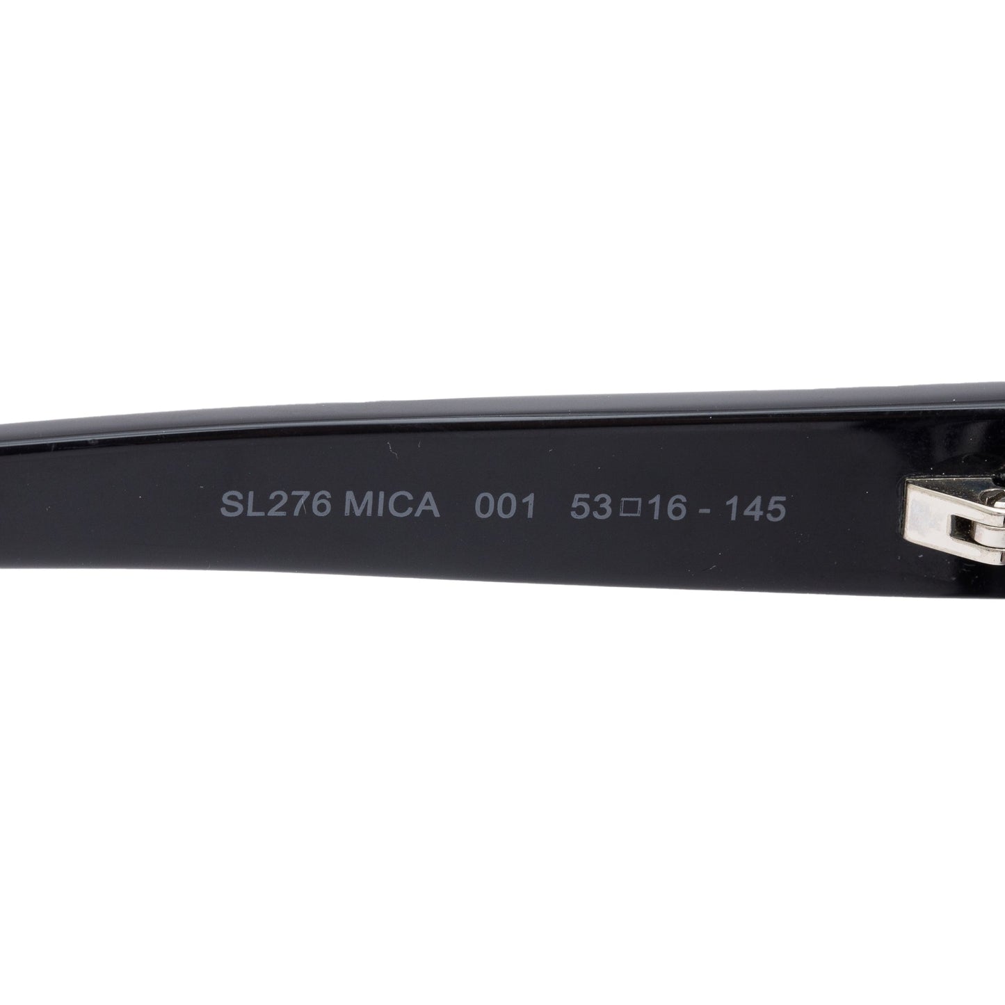 Saint Laurent SL 276 Black Acetate Mica Cat Eye Sunglasses