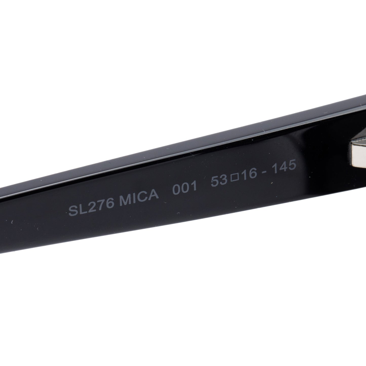 Saint Laurent SL 276 Black Acetate Mica Cat Eye Sunglasses
