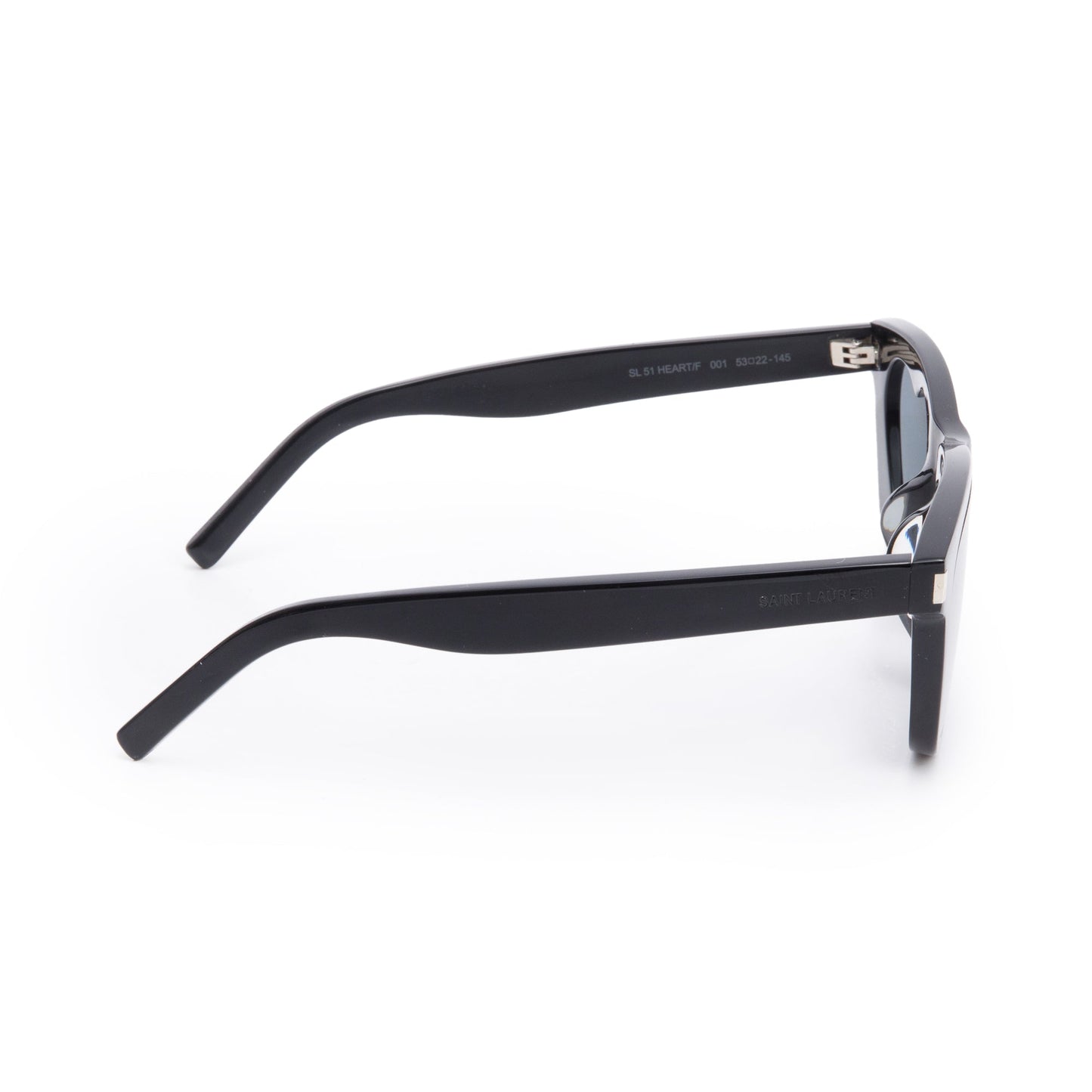Saint Laurent SL 51 Black Acetate Heart/F Sunglasses