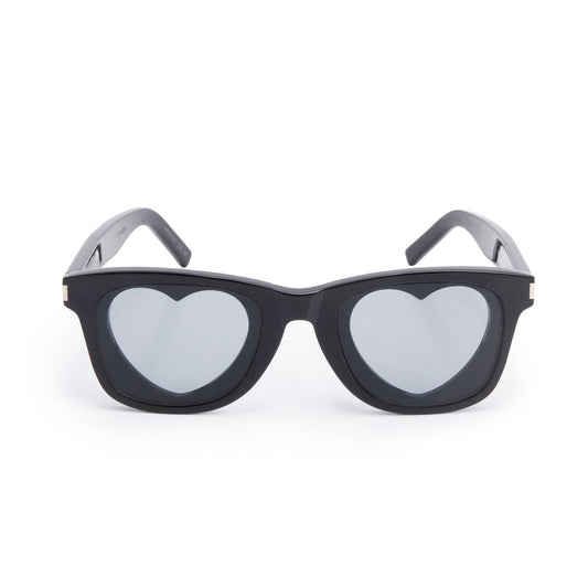 Saint Laurent SL 51 Black Acetate Heart/F Sunglasses