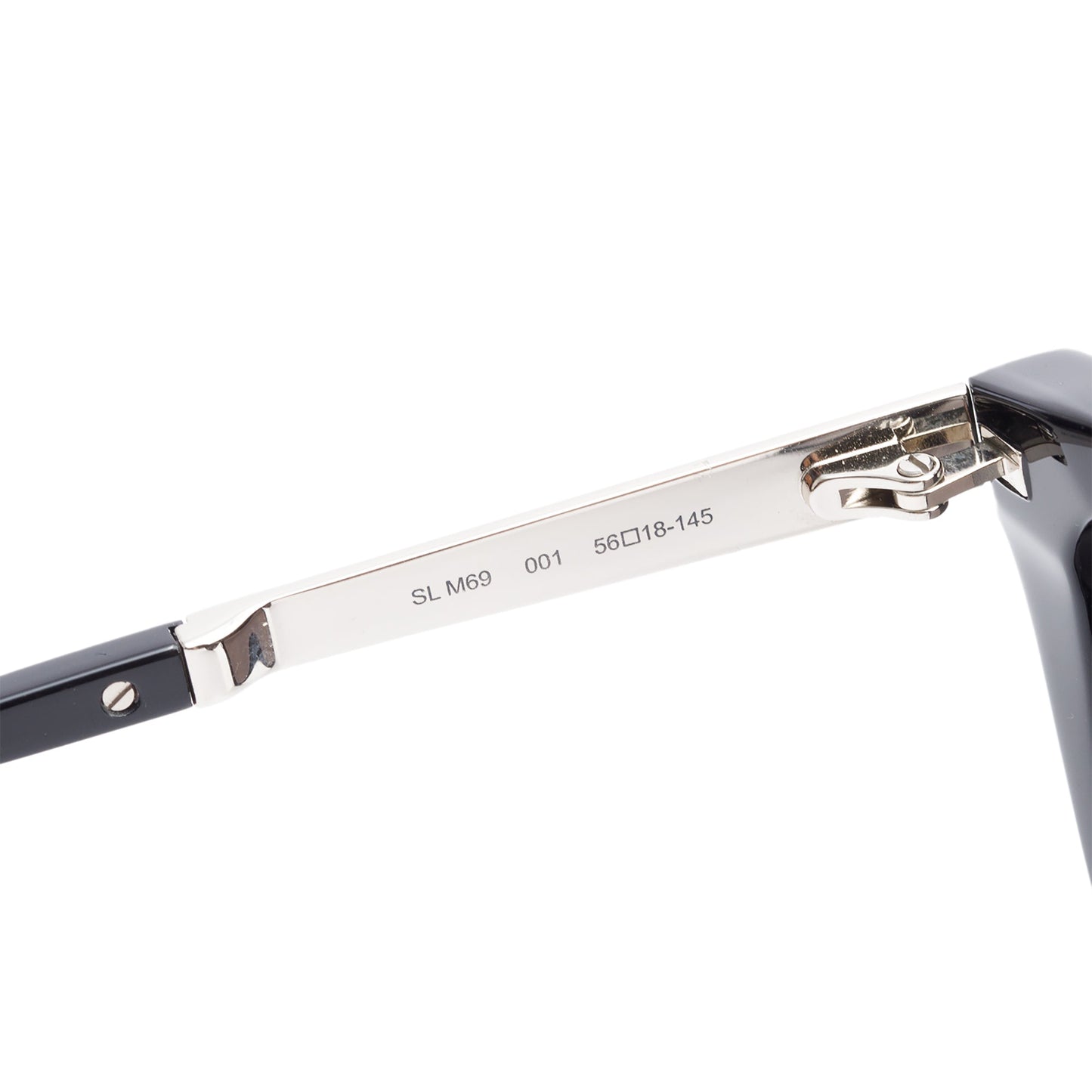Saint Laurent SL M69 Black Acetate Cat Eye Sunglasses