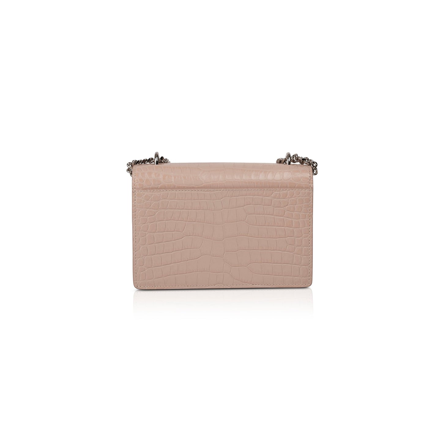 Saint Laurent Small Crocodile Embossed Sunset Bag