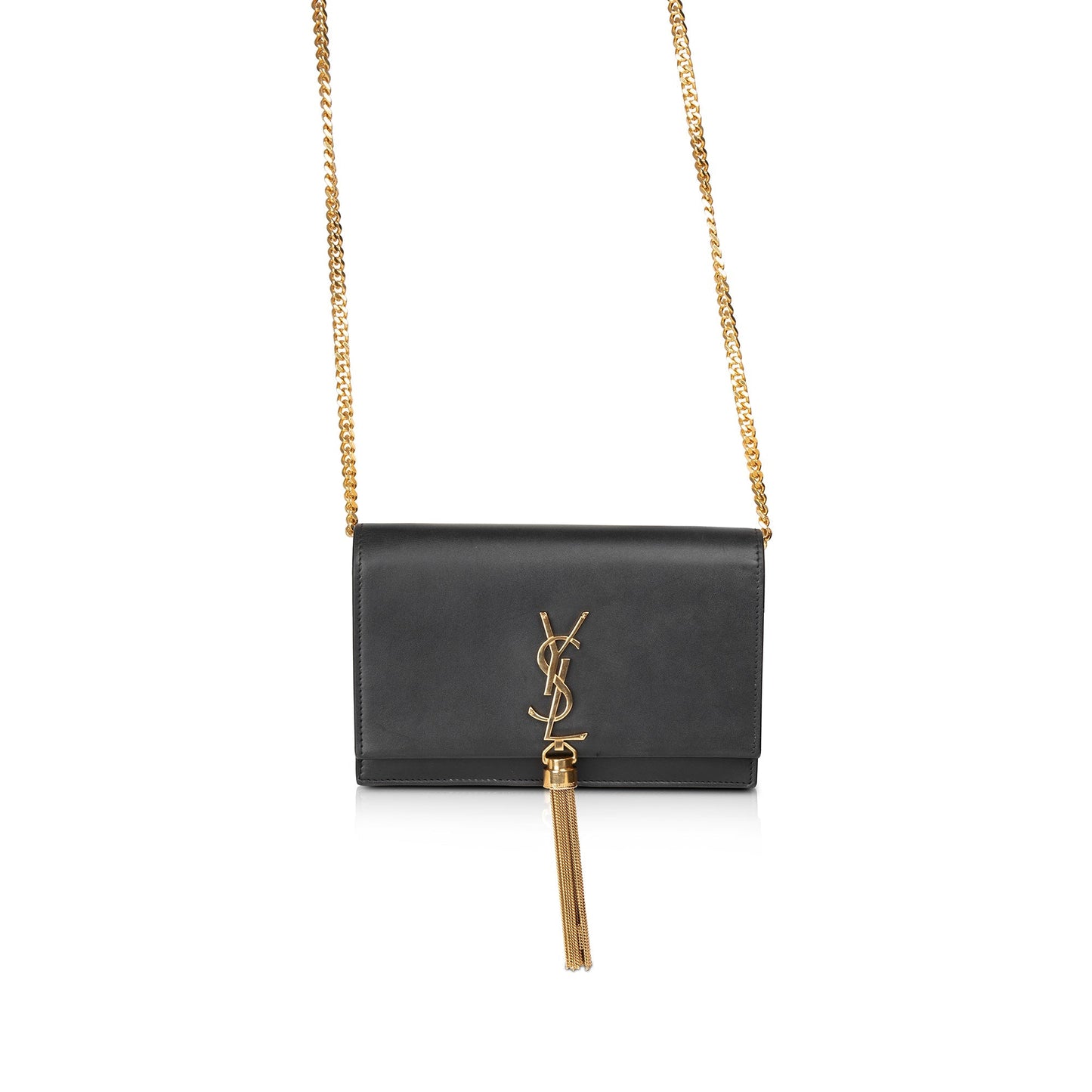 Saint Laurent Small Kate Tassel Wallet on Chain