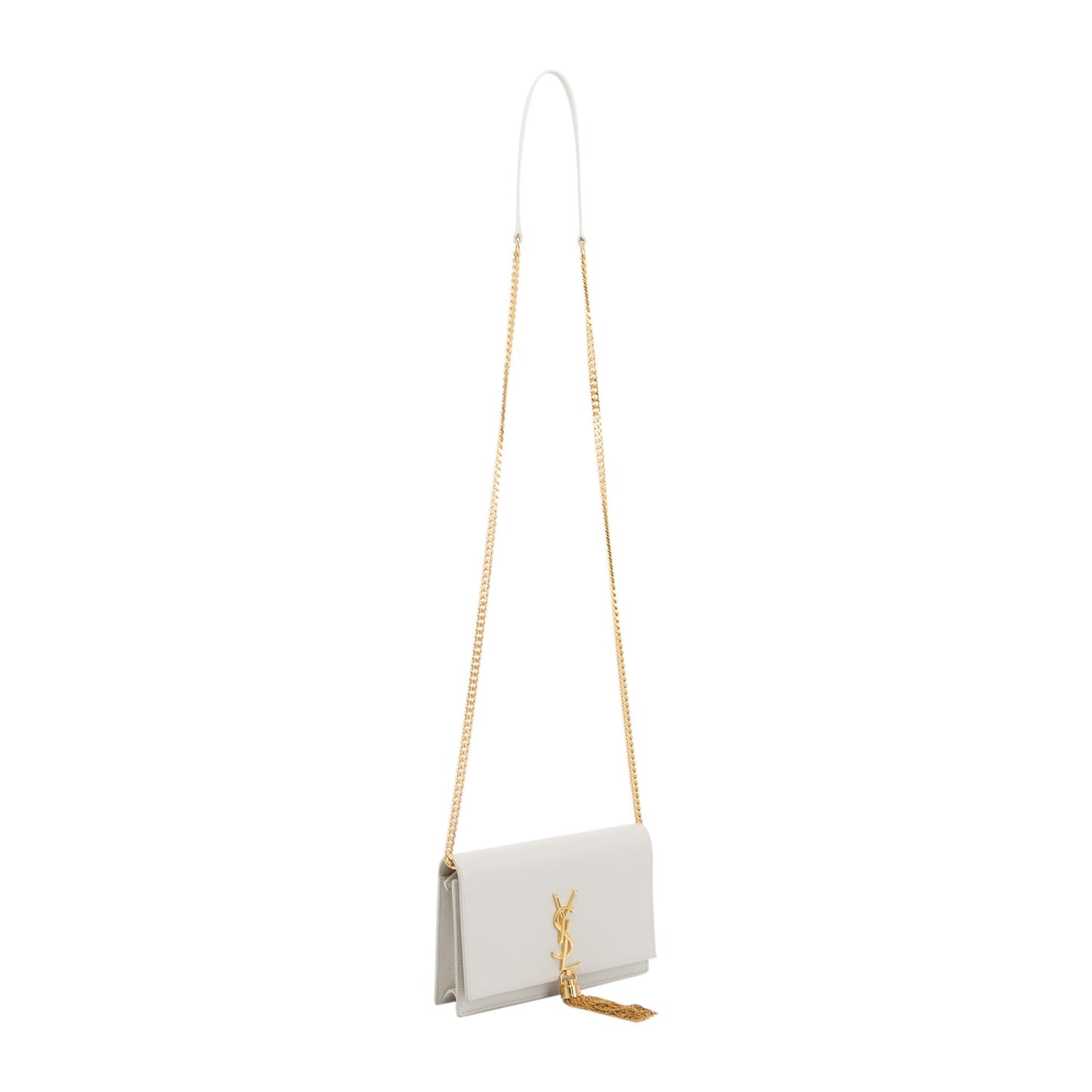 Saint Laurent Small Kate Tassel Wallet on Chain