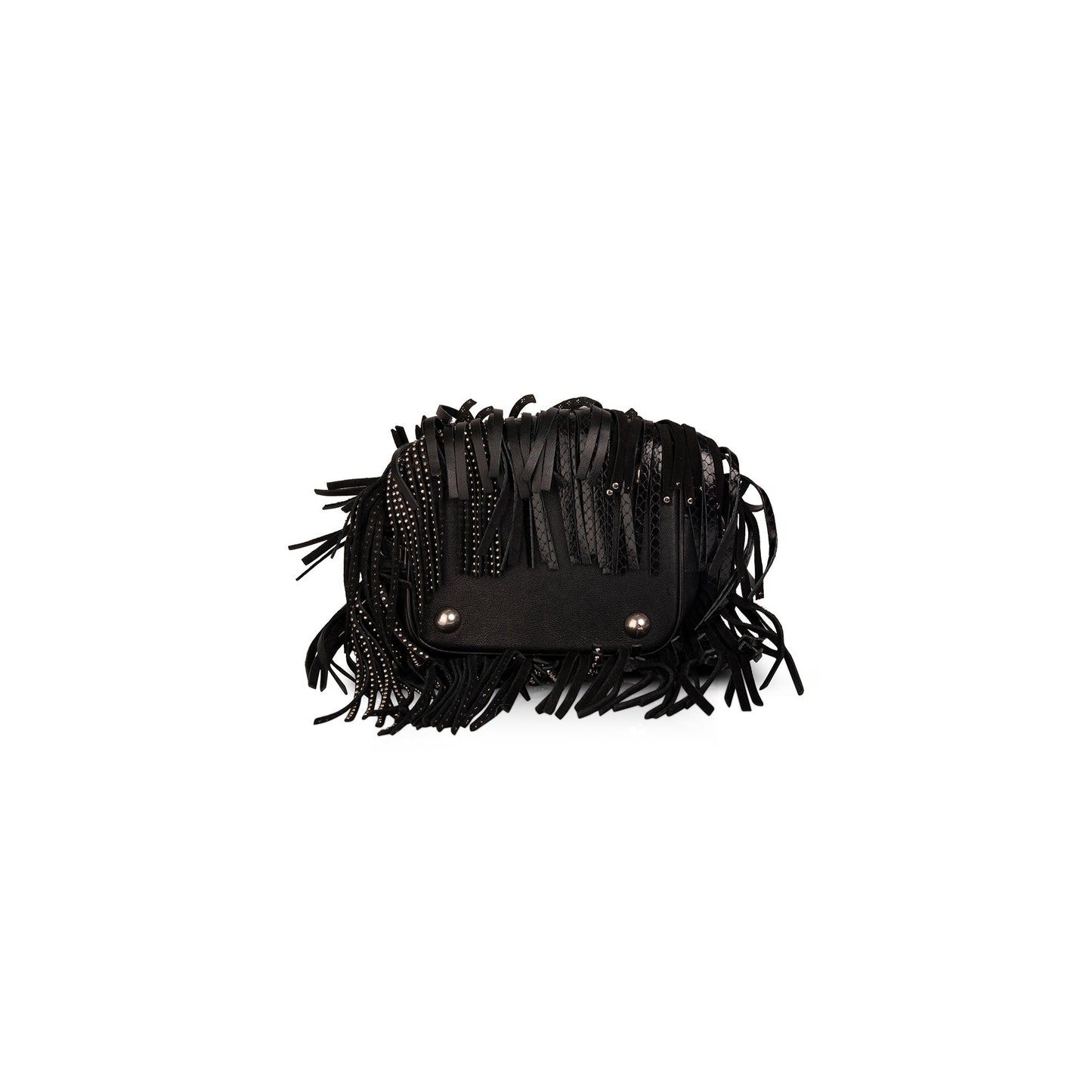 Saint Laurent Small Studded Emmanuel Bucket Bag