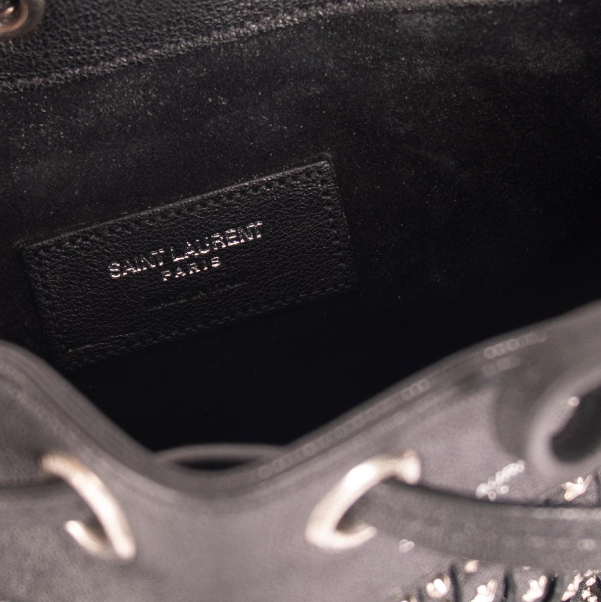 Saint Laurent Small Studded Emmanuel Bucket Bag
