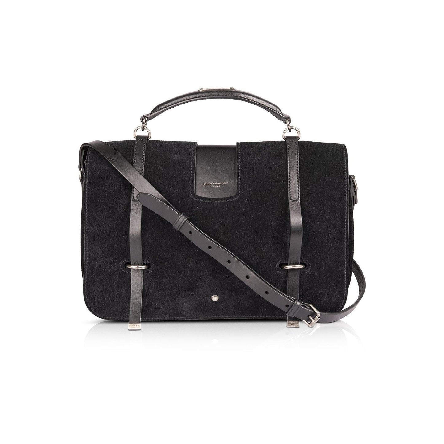 Saint Laurent Suede Charlotte Bag