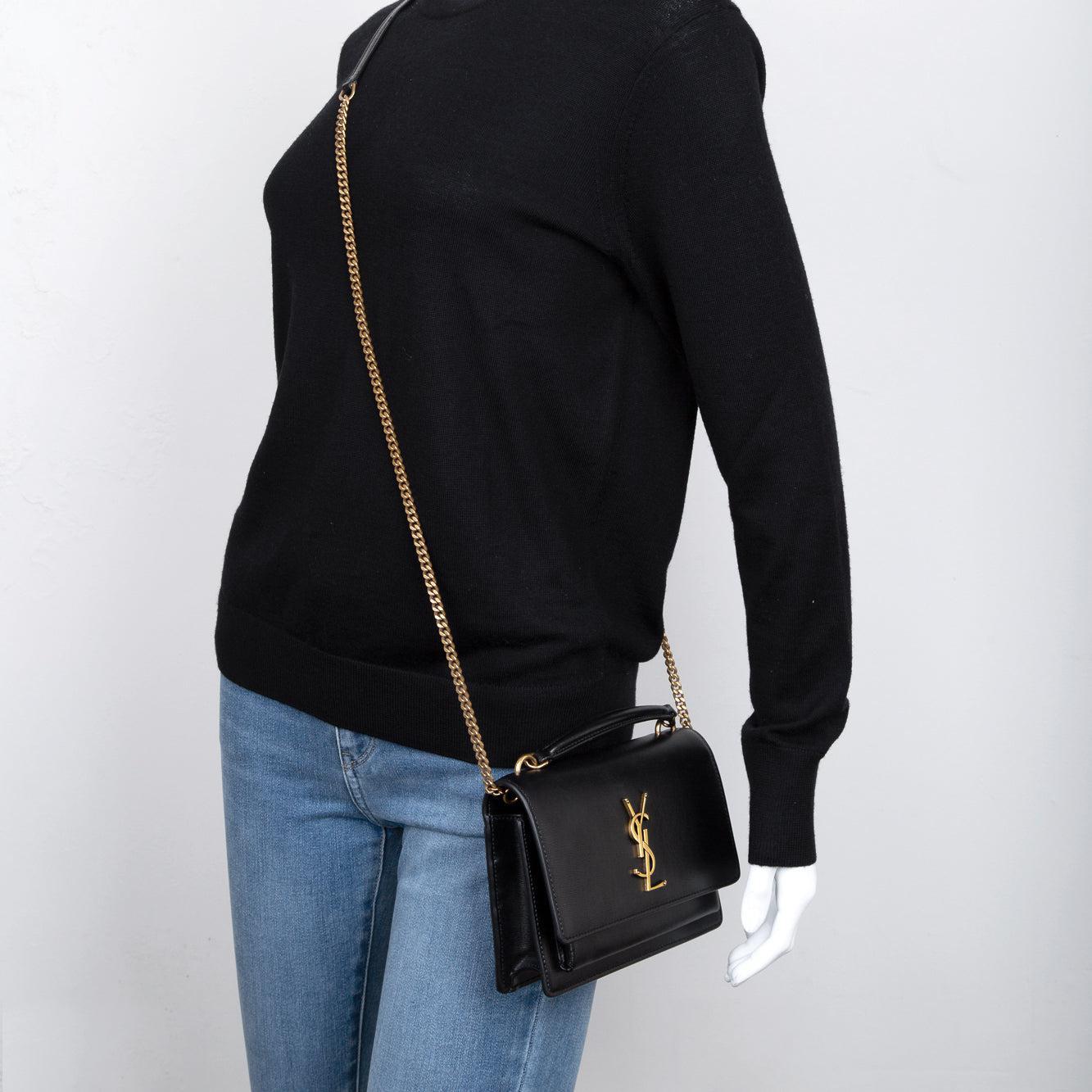 Saint Laurent Sunset Chain Wallet