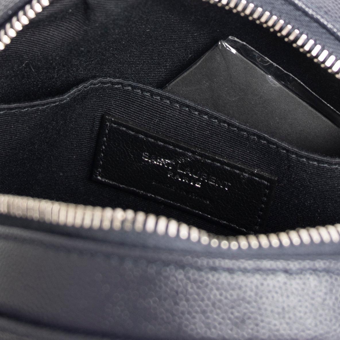 Saint Laurent Vinyle Round Monogram Camera Bag