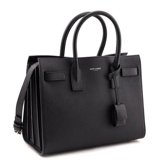 Luxury Saint Laurent Trending 2025 Black Calfskin Baby Sac De Jour