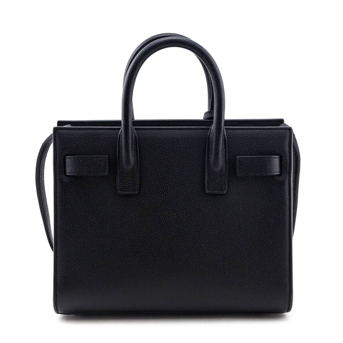 Luxury Saint Laurent Trending 2025 Black Calfskin Nano Sac De Jour Bag