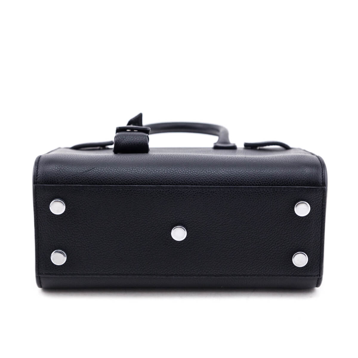 Luxury Saint Laurent Trending 2025 Black Calfskin Nano Sac De Jour Bag