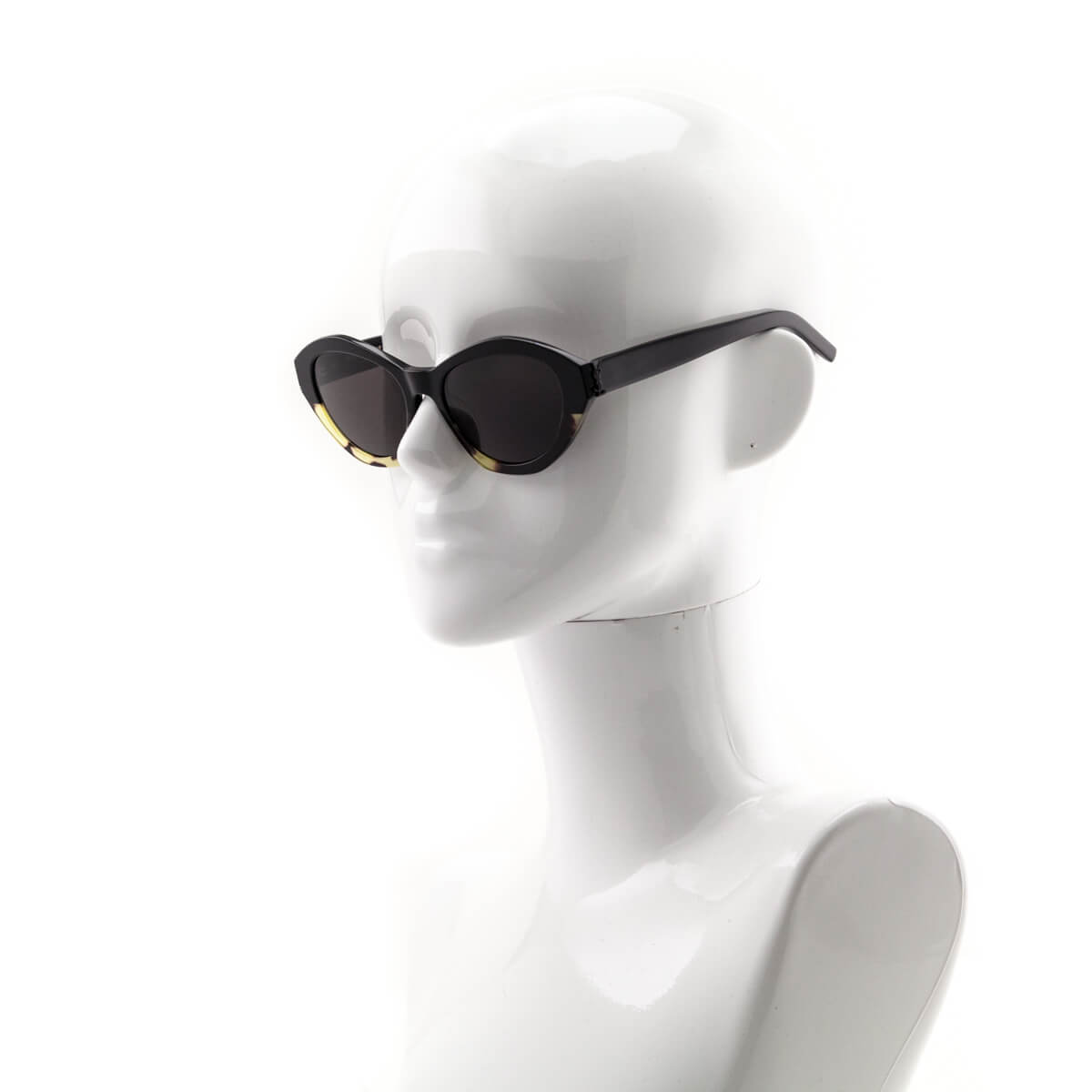 Luxury Saint Laurent Trending 2025 Black & Tortoise SL M60 Cat Eye Sunglasses