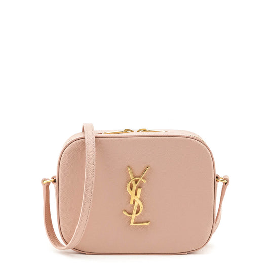 Luxury Saint Laurent Trending 2025 Blush Grain De Poudre Small Classic Monogram Camera Bag