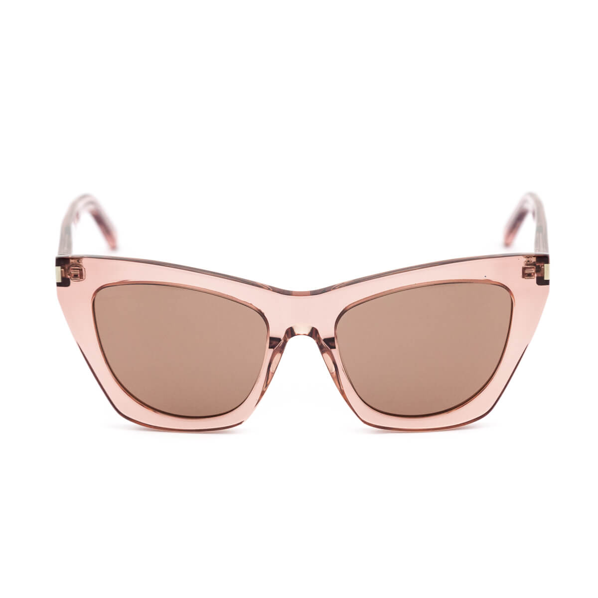 Luxury Saint Laurent Trending 2025 Pink Acetate SL 214 Kate Cat Eye Sunglasses