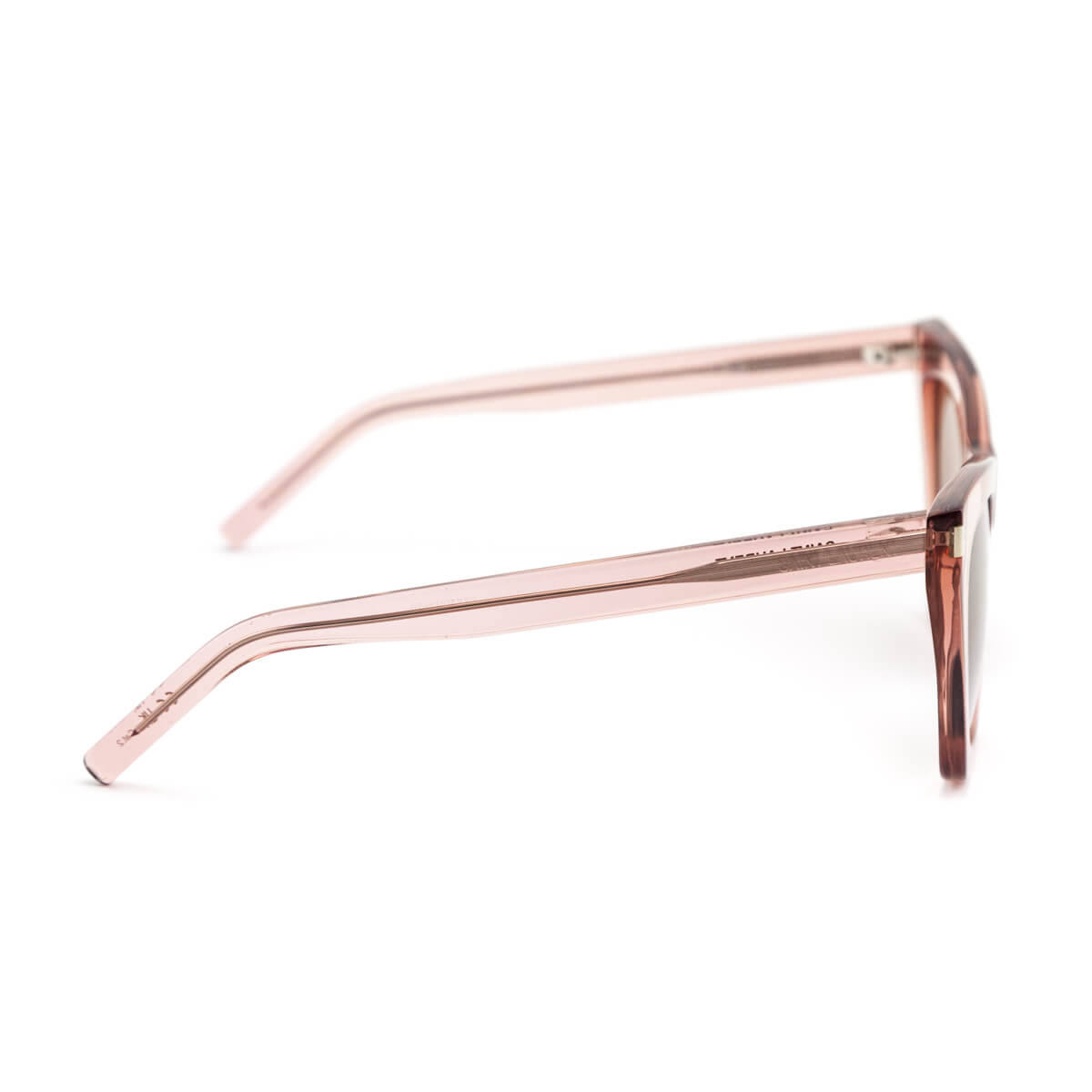 Luxury Saint Laurent Trending 2025 Pink Acetate SL 214 Kate Cat Eye Sunglasses