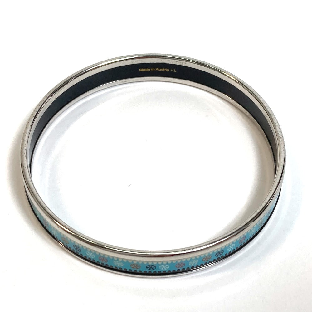 HERMES Bangle Cloisonne Light blue Emaille PM Women