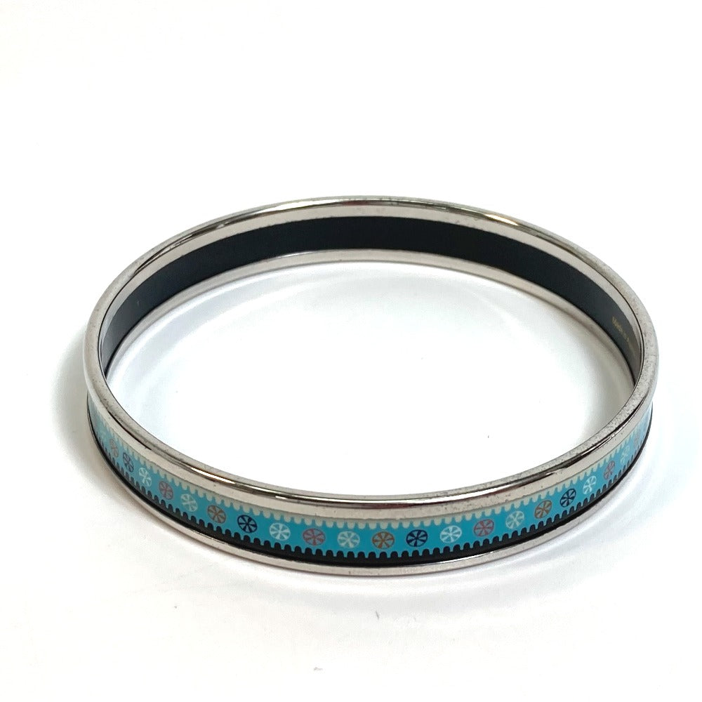 HERMES Bangle Cloisonne Light blue Emaille PM Women