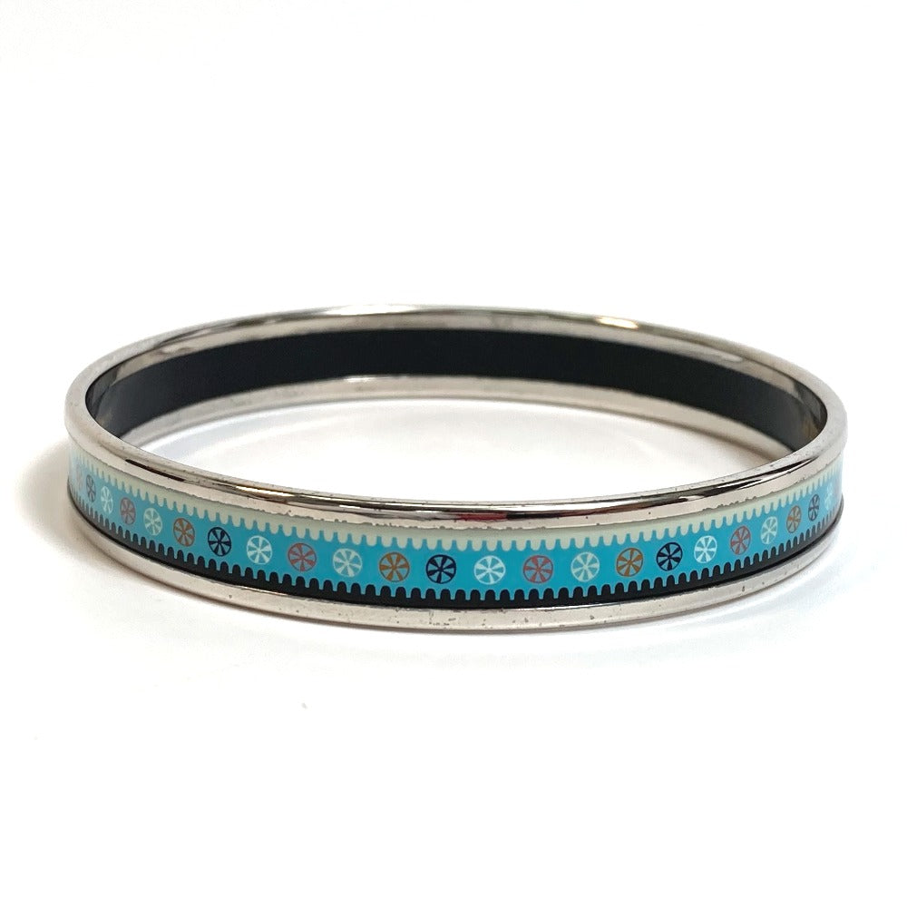 HERMES Bangle Cloisonne Light blue Emaille PM Women