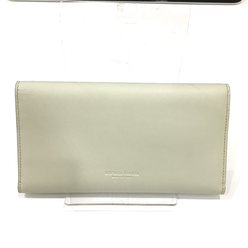BOTTEGAVENETA Long Wallet Purse 578751 leather off white Long wallet Accessory Women