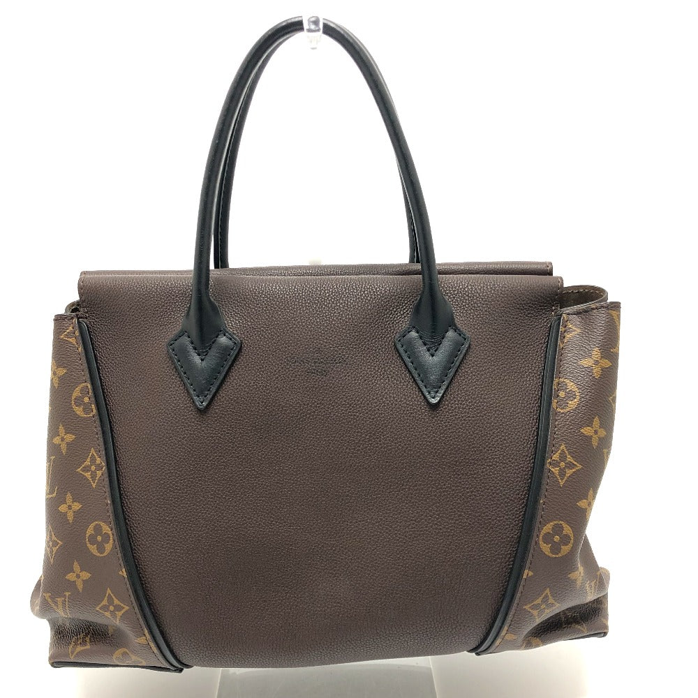 LOUIS VUITTON Handbag M41061 Monogram canvas, Cuir Orfevre leather Brown Monogram Tote W PM