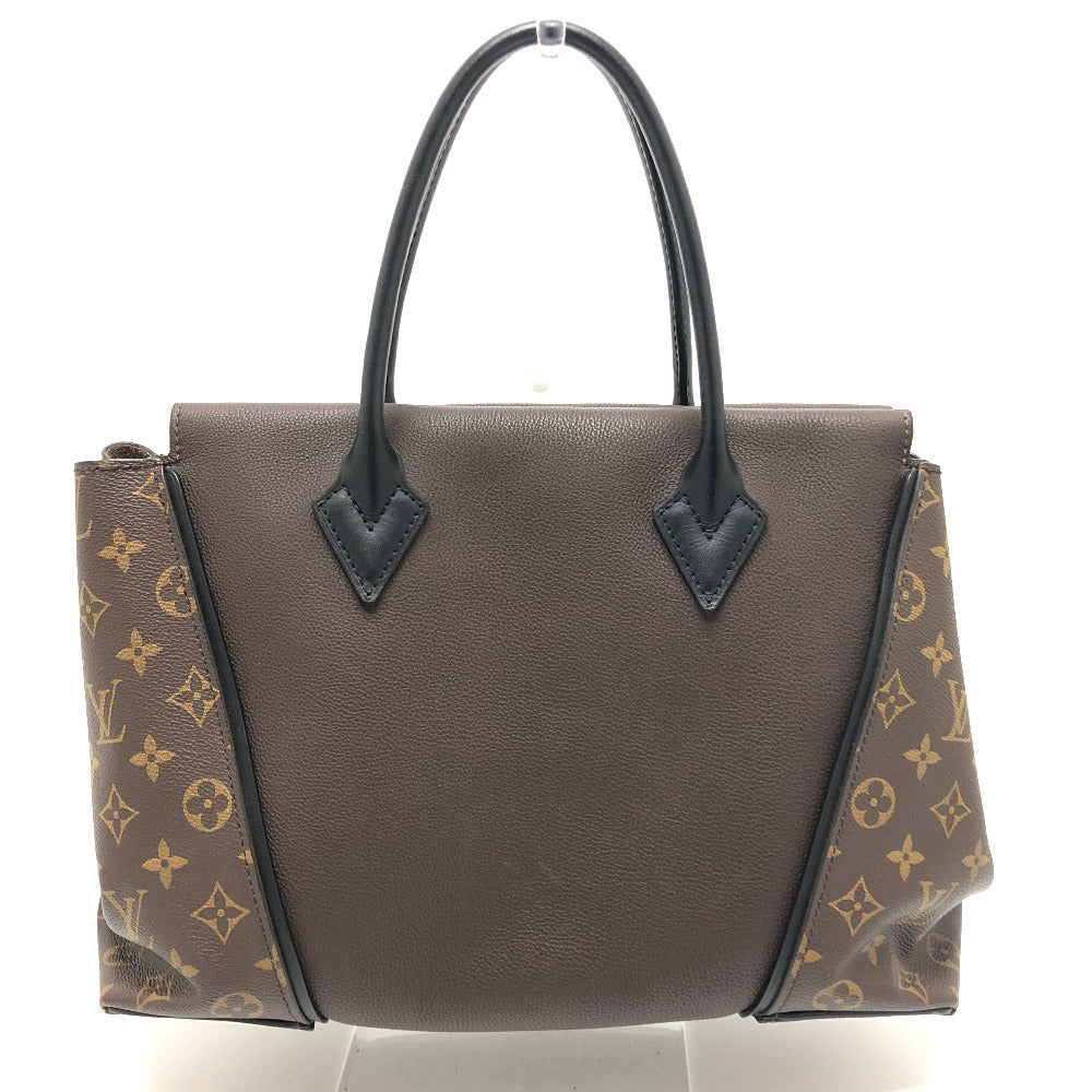 LOUIS VUITTON Handbag M41061 Monogram canvas, Cuir Orfevre leather Brown Monogram Tote W PM