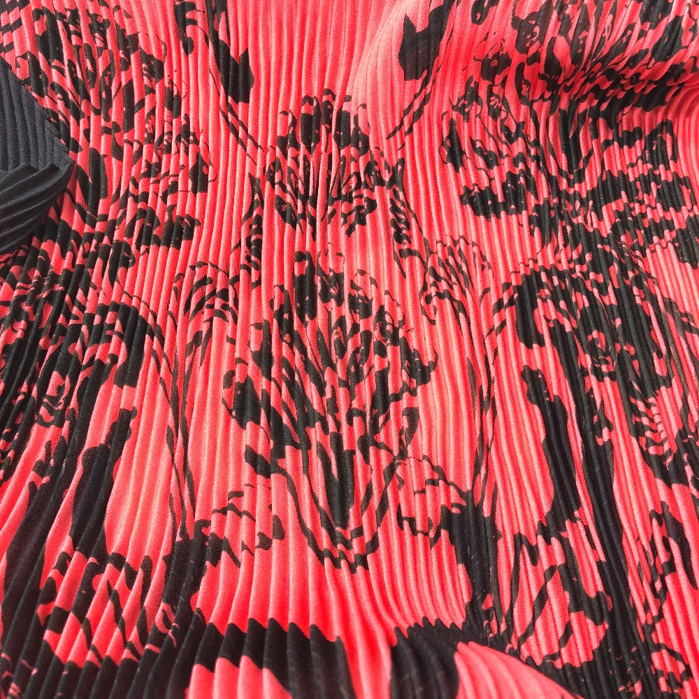 LOUIS VUITTON scarf MP2279 silk black Fashion Accessories Floral stamp Women