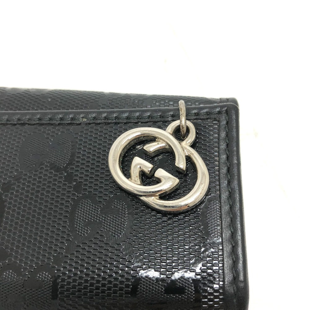 GUCCI Key case Key holder  212111 GG implementation black GG implementation six hooks mens