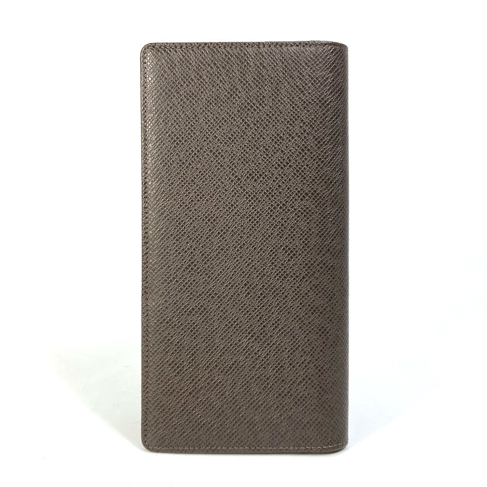 LOUIS VUITTON Long Wallet Purse M32578 Taiga Leather Brown Taiga Portefeuille Braza mens