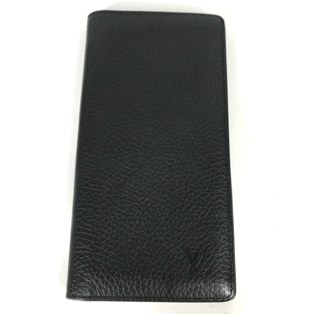 LOUIS VUITTON Long Wallet Purse M58192 Taurillon Clemence Leather black Long wallet Portefeuille Braza Women