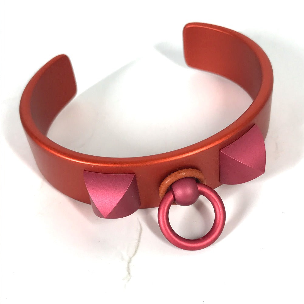 HERMES Bangle Aluminum Orange type Cory Edssian medor sunset Women