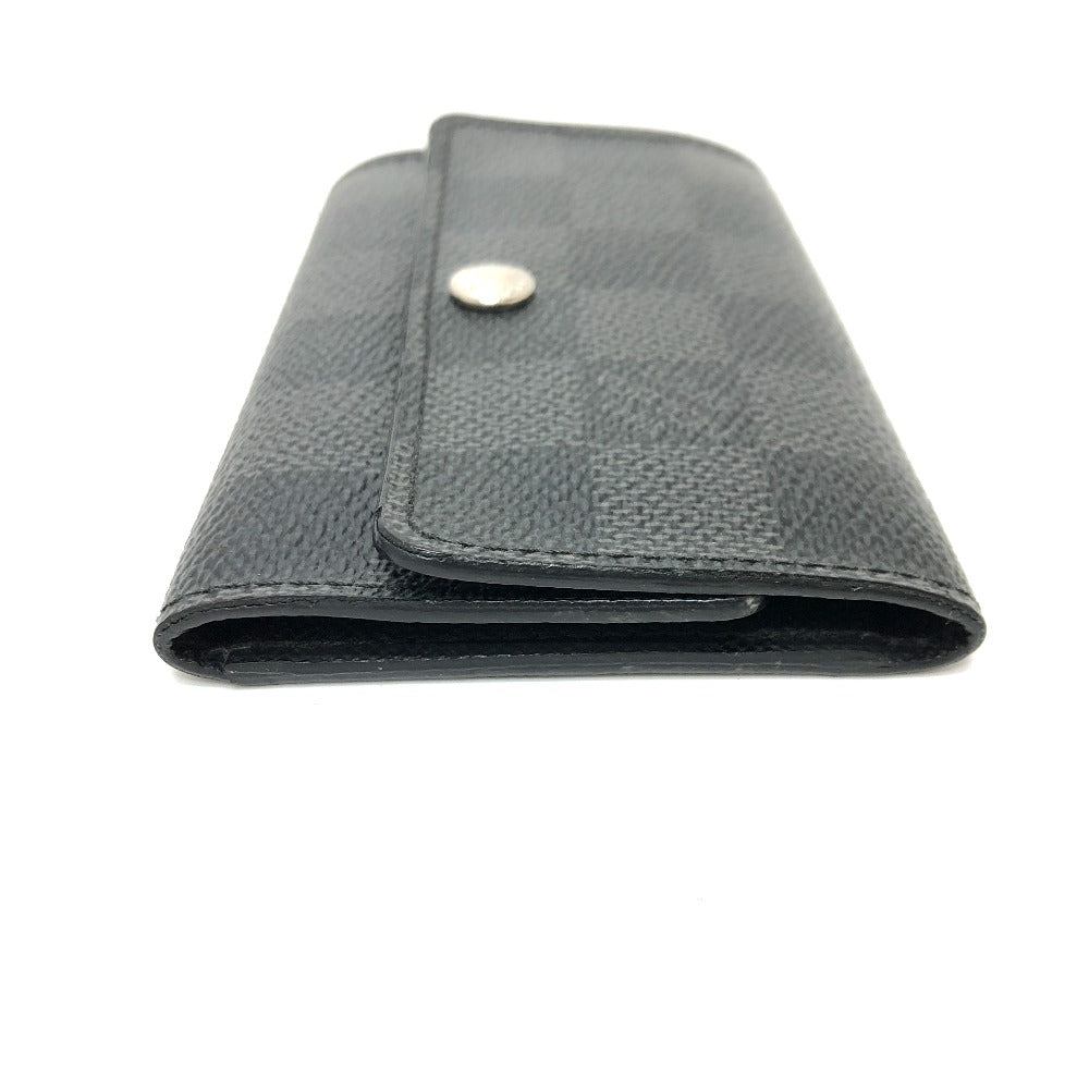 LOUIS VUITTON Key case Key holder  N62662 Damier Grafitto Canvas black Damier Grafitte Multicles6 mens