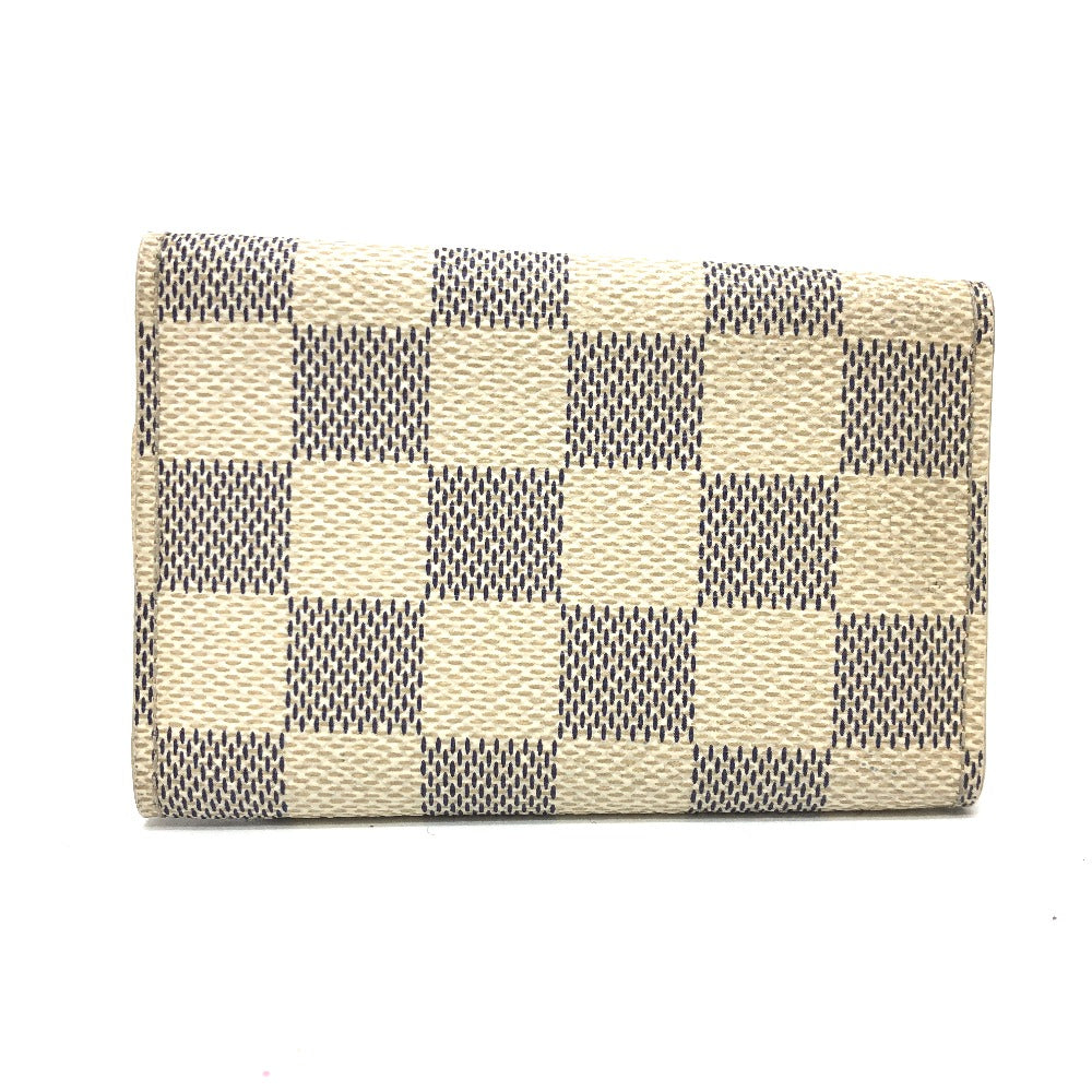 LOUIS VUITTON Key case Key holder  N61745 Damier Azur Canvas white Damier Azur Multicles6 unisex(Unisex)