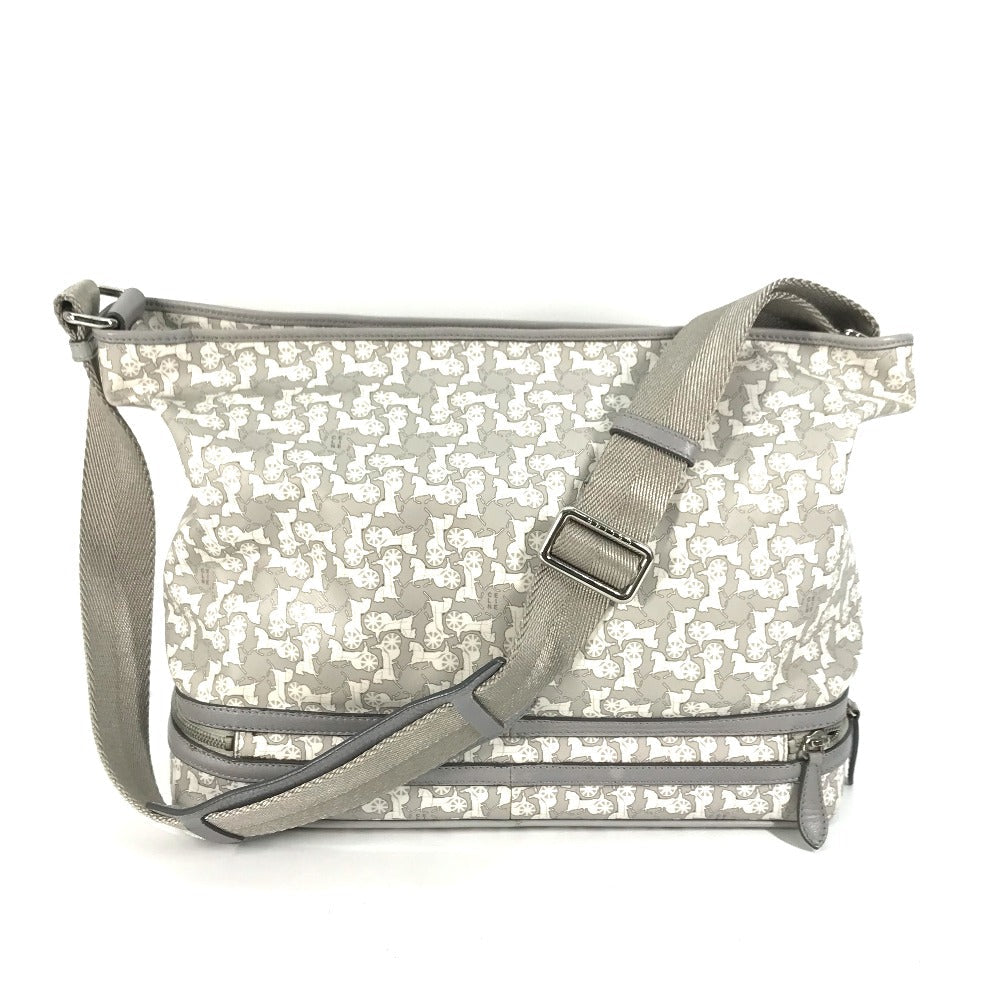 CELINE Shoulder Bag PVC / Leather gray Ai Tominaga collaboration Sulky Mothers bag Women