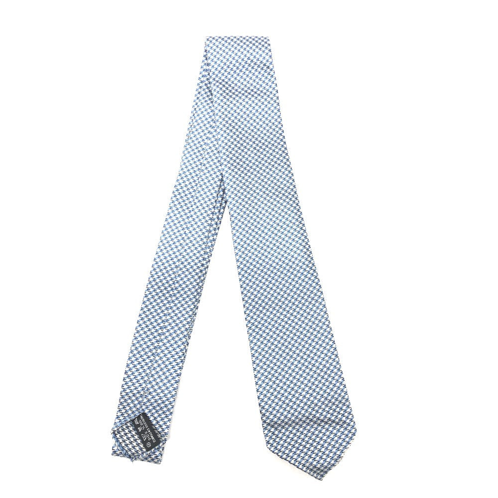 HERMES tie silk blue Overall handle mens