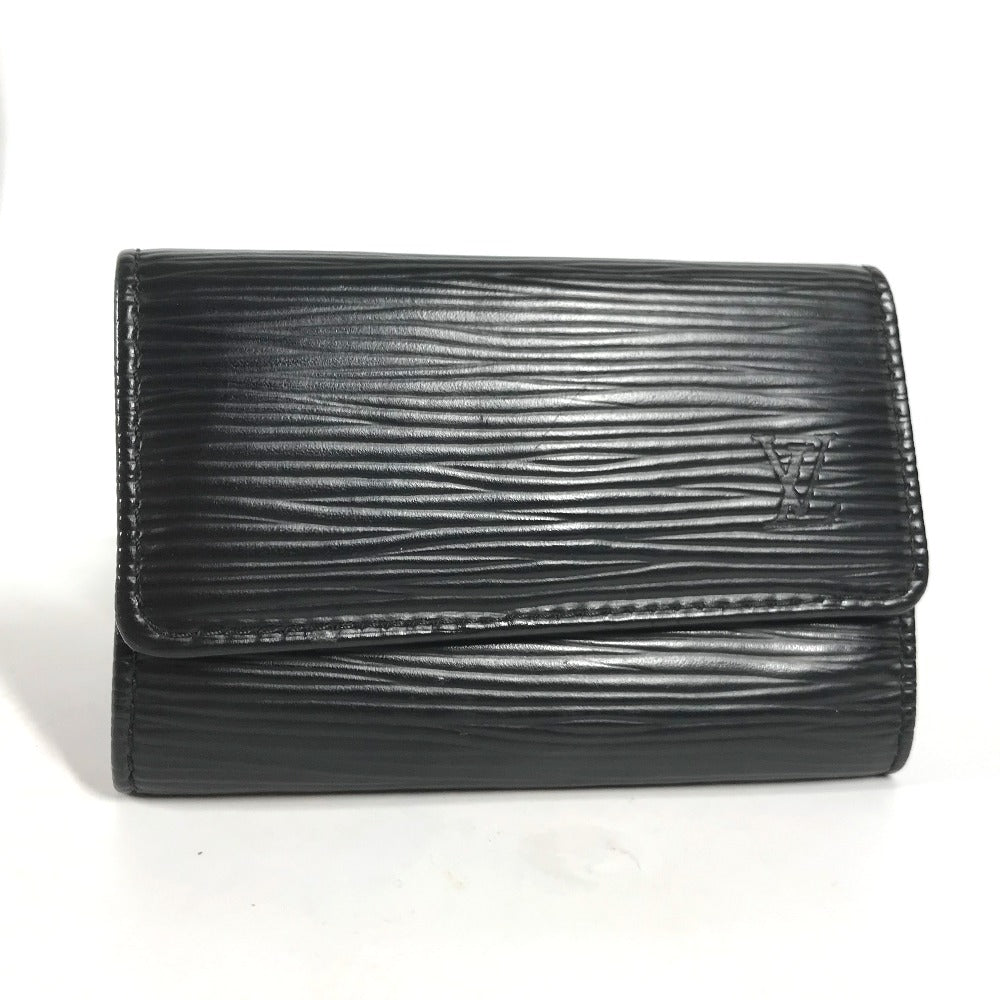LOUIS VUITTON Key case Key holder  M63812 Epi Leather black Epi 6-key case Key holder Multicles6 mens