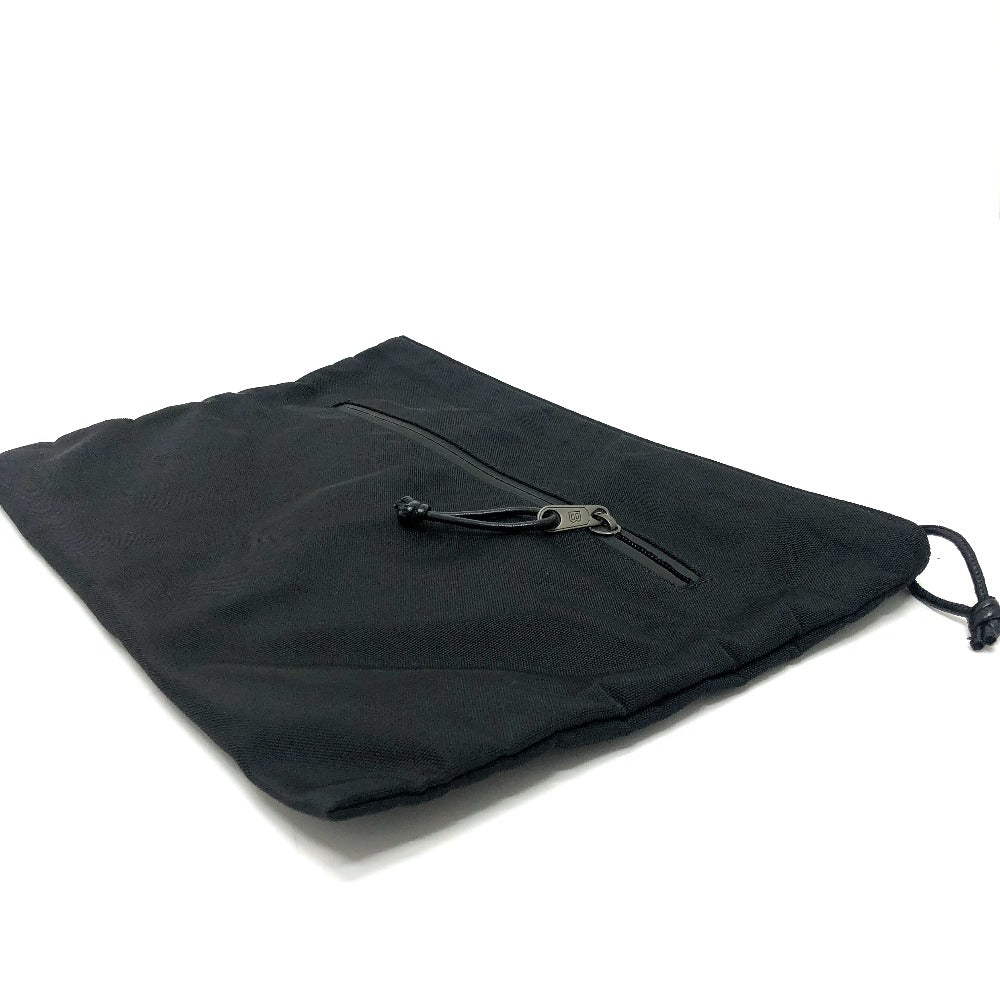 BALENCIAGA Clutch bag 459745 Nylon black SINNERS logo mens