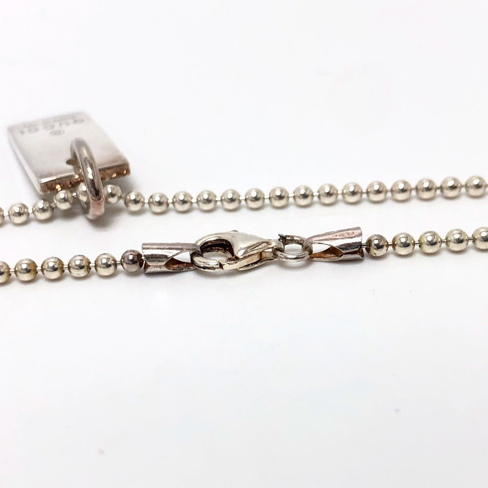 GUCCI bracelet SV925 Silver logo tag