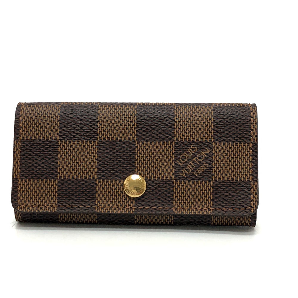 LOUIS VUITTON Key case Key holder  âm62631 Damier canvas Brown Multicles 4 Women