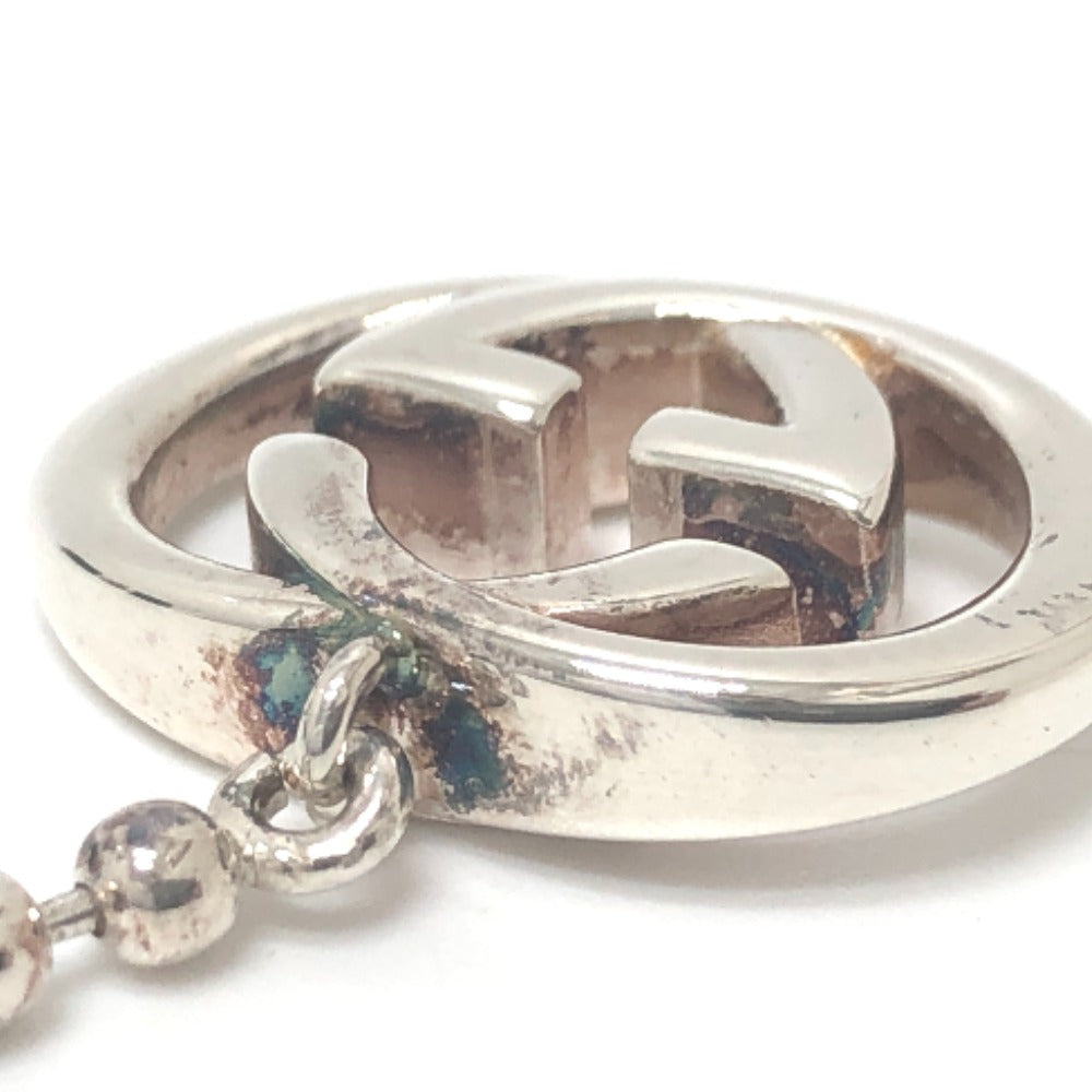 GUCCI Necklace 216435 SV925 Silver Double G