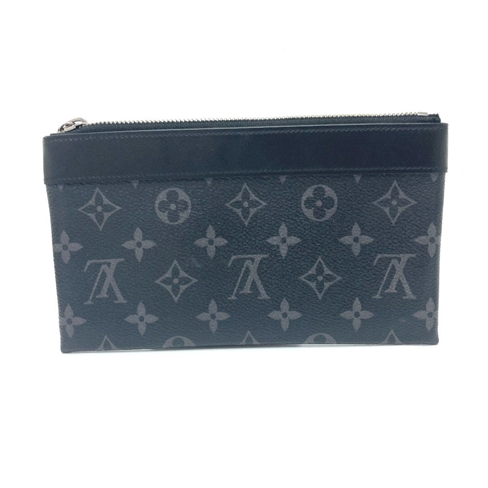 LOUIS VUITTON Pouch M44323 Monogram Eclipse Canvas black Pochette Discovery PM mens