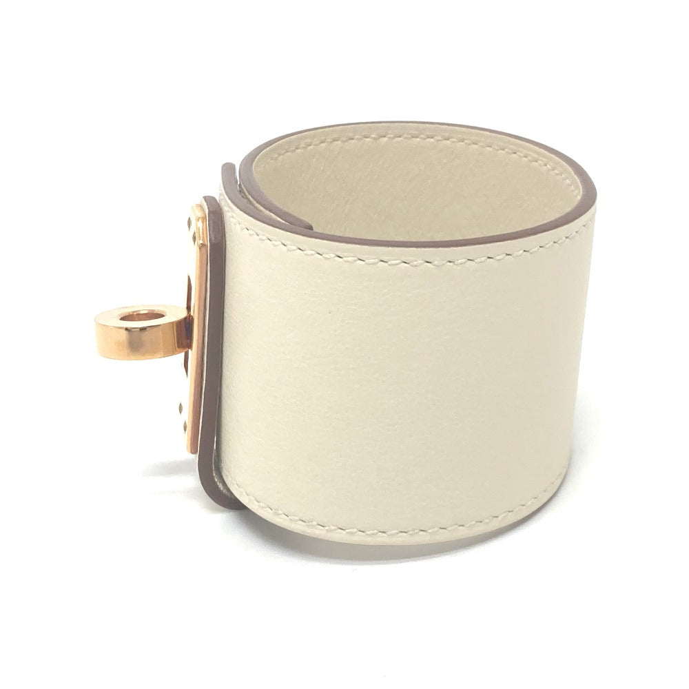 HERMES Bangle Swift White Rose Gold kelly twist gm Women