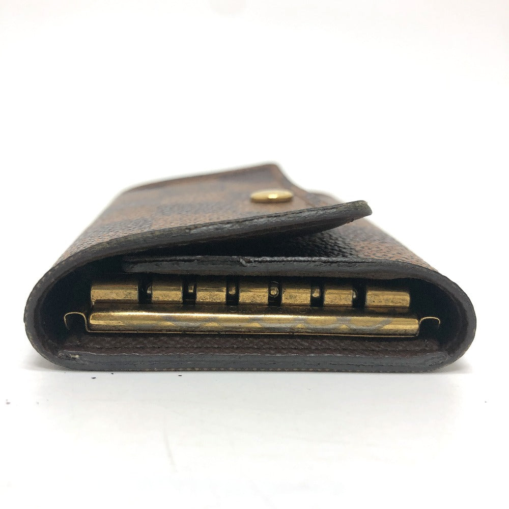 LOUIS VUITTON Key case Key holder  N62630 Damier canvas Brown Multicles6 6-key case Key holder unisex(Unisex)